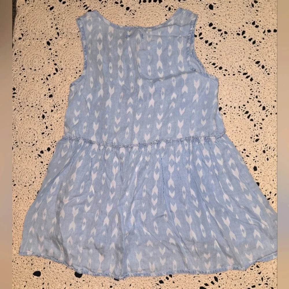 Epic Threads, Girls Dress, M, Denim Aztec Design